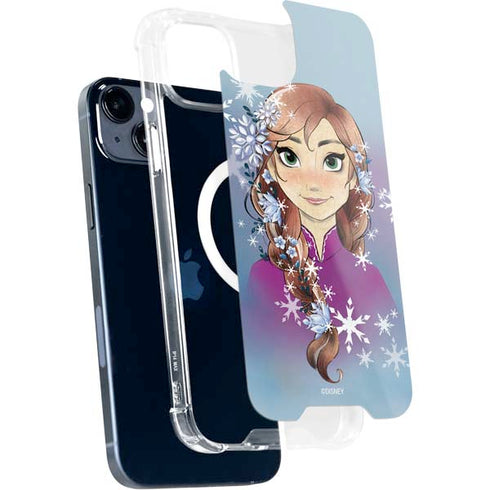 Disney Frozen Anna Portrait iPhone 14 Plus MagSafe Case