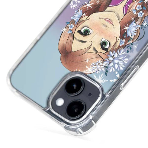 Disney Frozen Anna Portrait iPhone 15 Plus MagSafe Case