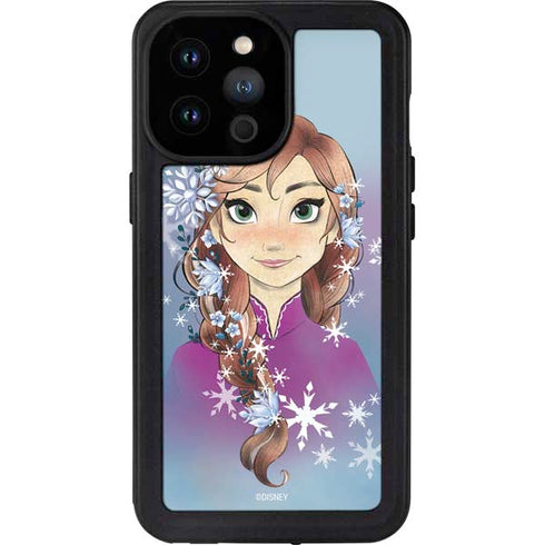 Disney Frozen Anna Portrait iPhone 14 Pro Max Waterproof Case