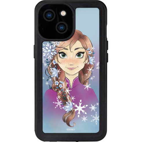 Disney Frozen Anna Portrait iPhone 15 Waterproof Case