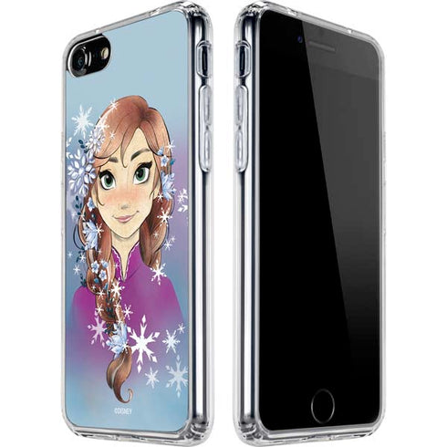 Disney Frozen Anna Portrait iPhone SE (2nd & 3rd Gen) Clear Case