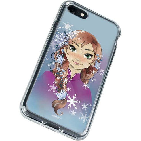 Disney Frozen Anna Portrait iPhone SE (2nd & 3rd Gen) Clear Case
