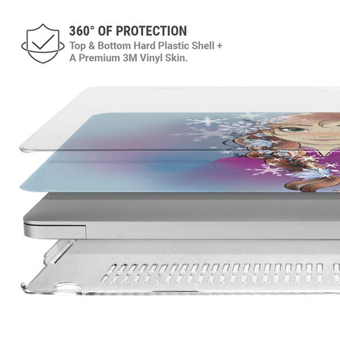 Disney Frozen Anna Portrait MacBook Air 13in M1 (2021) Case plus Skin