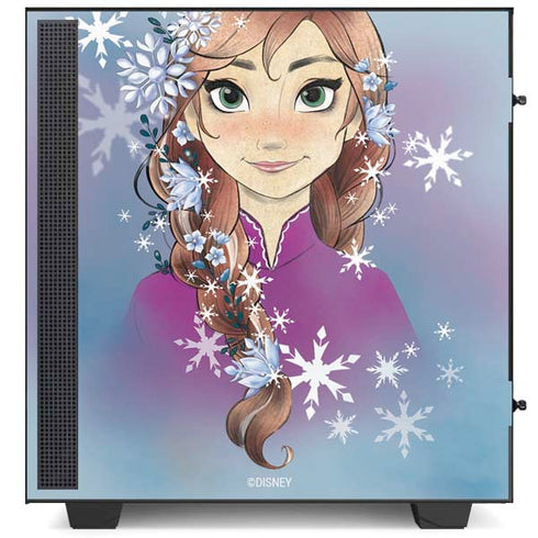 Disney Frozen Anna Portrait NZXT H510 Compact ATX Mid-Tower Case Skin