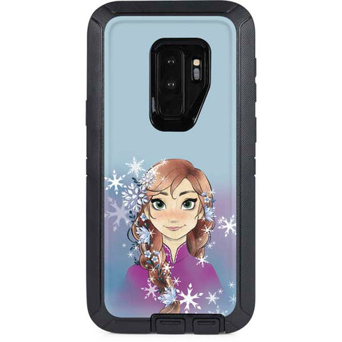 Disney Frozen Anna Portrait Otterbox Defender Galaxy Skin