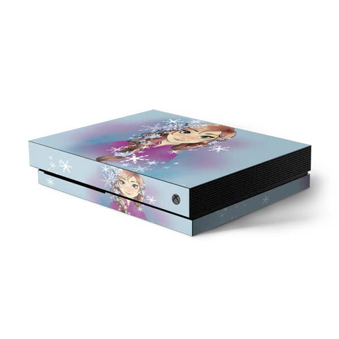 Disney Frozen Anna Portrait Xbox One X Console Skin