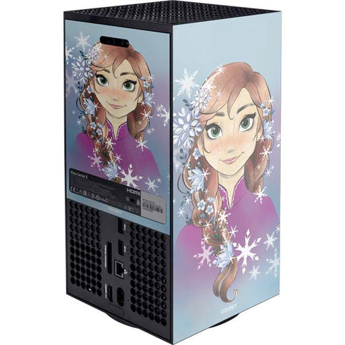 Disney Frozen Anna Portrait Xbox Series X Console Skin