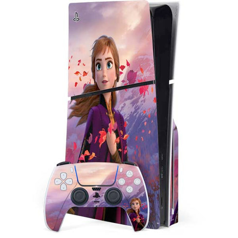 Disney Frozen II Anna PS5 Slim Disk Bundle Skin