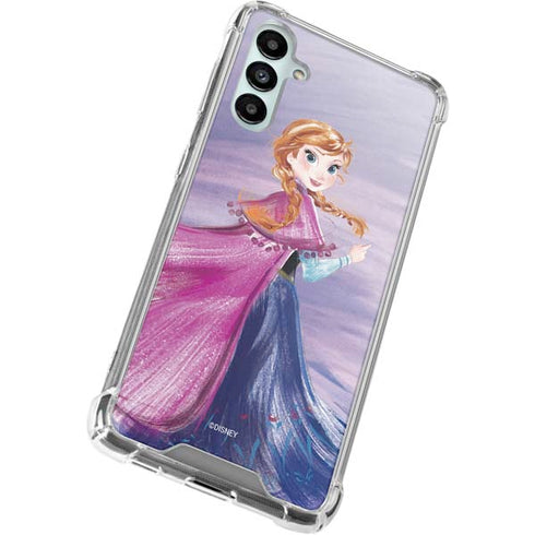 Disney Frozen Anna Sketch Art Galaxy A14 5G Clear Case