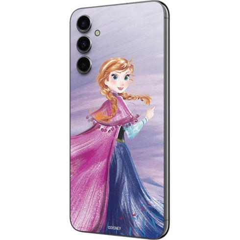 Disney Frozen Anna Sketch Art Galaxy A14 5G Skin