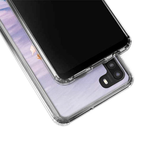 Disney Frozen Anna Sketch Art Galaxy A21 Clear Case