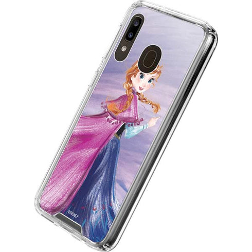 Disney Frozen Anna Sketch Art Galaxy A30 Clear Case