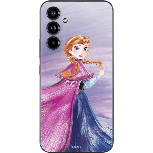 Disney Frozen Anna Sketch Art Galaxy A54 5G Skin
