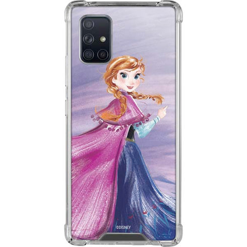Disney Frozen Anna Sketch Art Galaxy A71 5G Clear Case