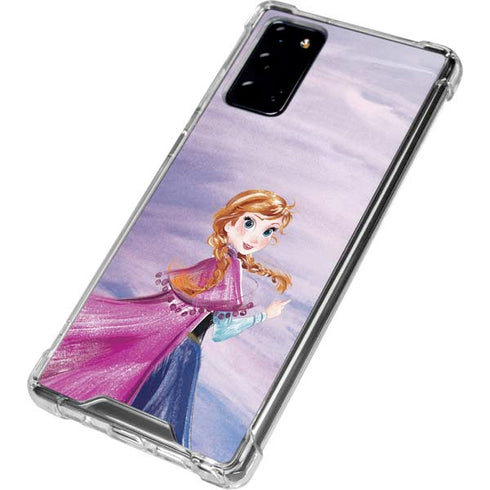 Disney Frozen Anna Sketch Art Galaxy Note20 5G Clear Case