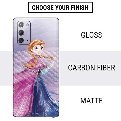 Disney Frozen Anna Sketch Art Galaxy Note20 5G Skin