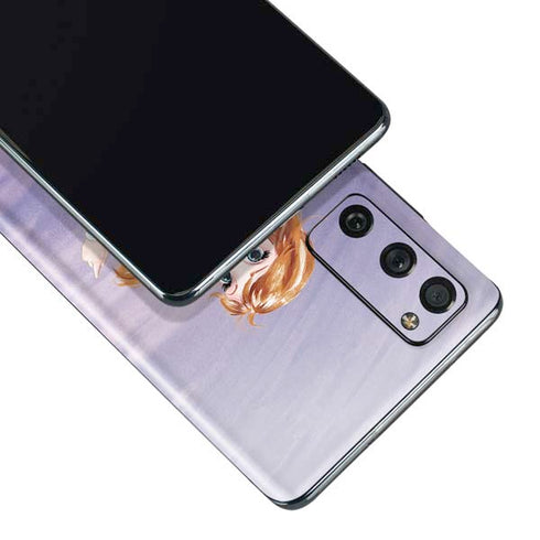 Disney Frozen Anna Sketch Art Galaxy S20 Fan Edition Skin