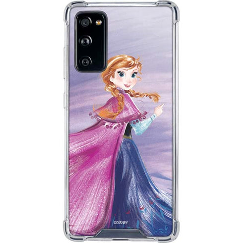 Disney Frozen Anna Sketch Art Galaxy S20 FE Clear Case
