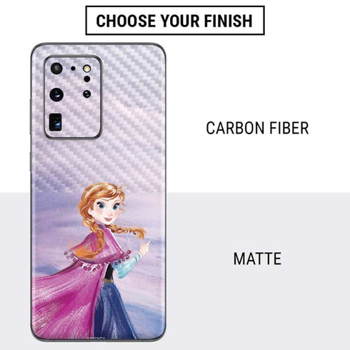 Disney Frozen Anna Sketch Art Galaxy S20 Ultra 5G Skin