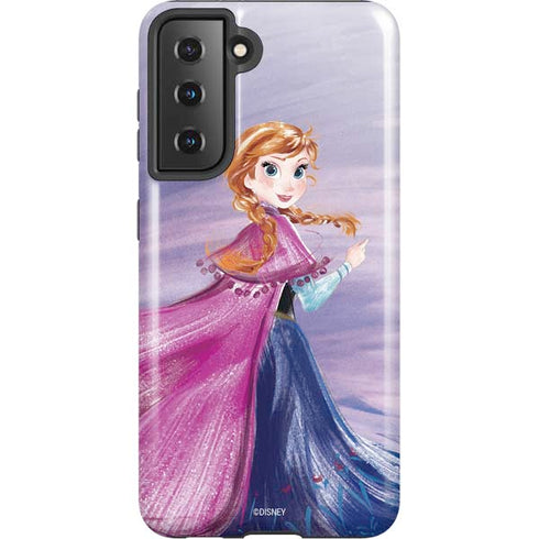 Disney Frozen Anna Sketch Art Galaxy S21 5G Pro Case
