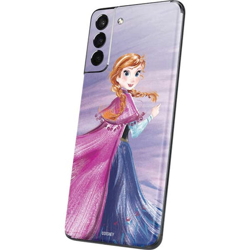 Disney Frozen Anna Sketch Art Galaxy S21 5G Skin
