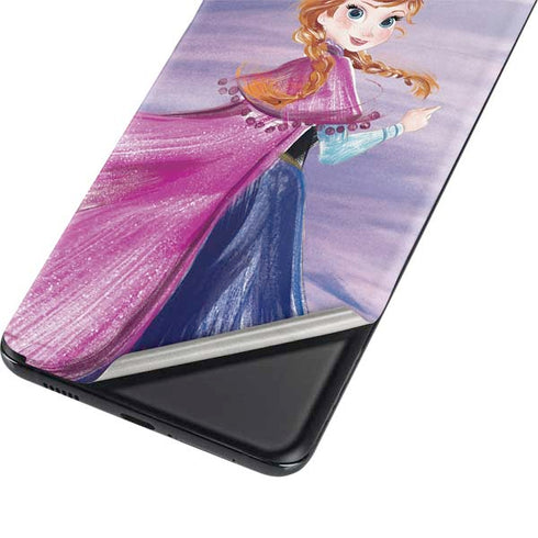 Disney Frozen Anna Sketch Art Galaxy S21 5G Skin
