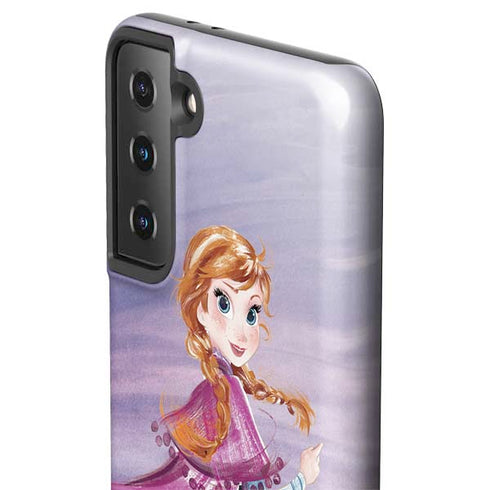 Disney Frozen Anna Sketch Art Galaxy S21 FE Pro Case