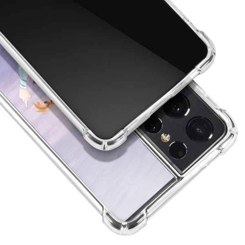 Disney Frozen Anna Sketch Art Galaxy S21 Ultra 5G Clear Case