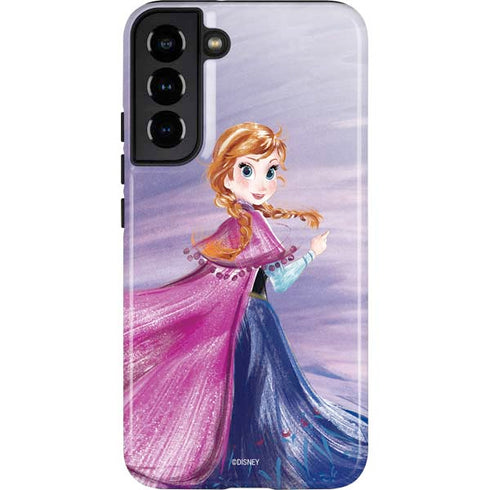 Disney Frozen Anna Sketch Art Galaxy S22 Plus Pro Case