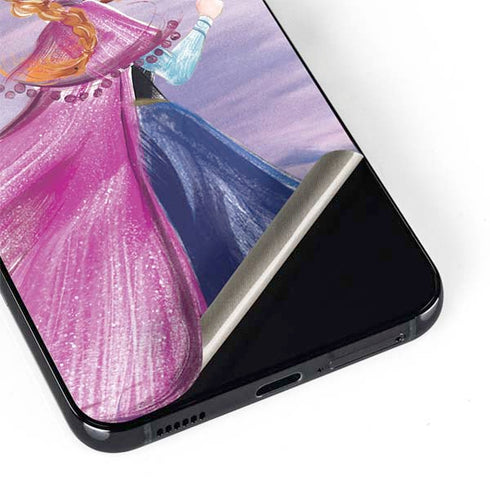 Disney Frozen Anna Sketch Art Galaxy S22 Plus Skin