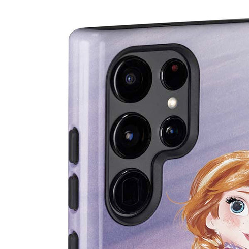 Disney Frozen Anna Sketch Art Galaxy S22 Ultra Pro Case