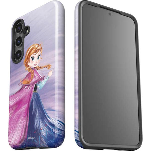 Disney Frozen Anna Sketch Art Galaxy S24 Plus Impact Case