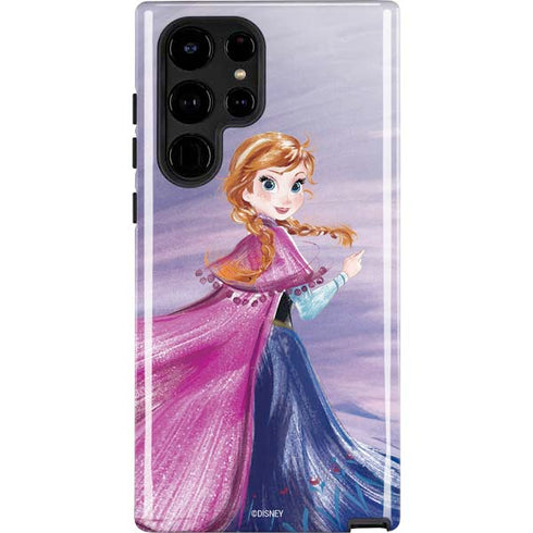Disney Frozen Anna Sketch Art Galaxy S24 Ultra Impact Case