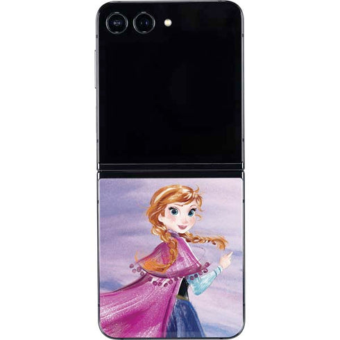 Disney Frozen Anna Sketch Art Galaxy Z Flip5 5G Skin