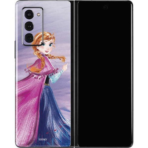 Disney Frozen Anna Sketch Art Galaxy Z Fold2 5G Skin