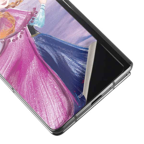Disney Frozen Anna Sketch Art Galaxy Z Fold2 5G Skin