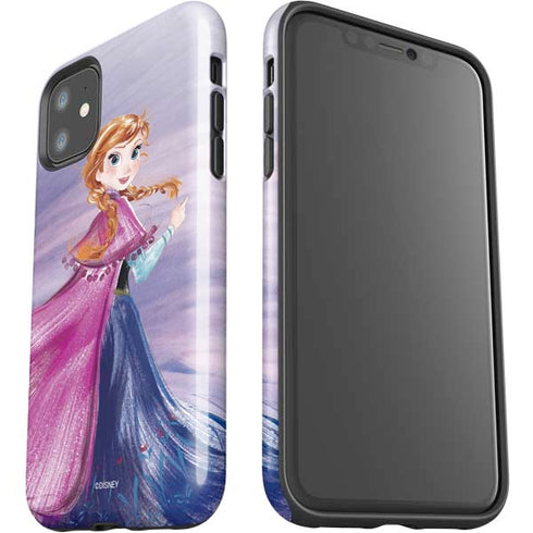 Disney Frozen Anna Sketch Art iPhone 11 Impact Case