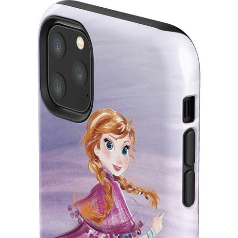 Disney Frozen Anna Sketch Art iPhone 11 Pro Max Impact Case