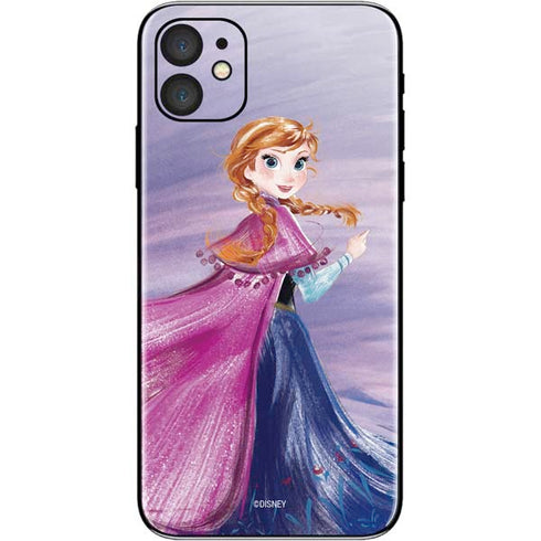 Disney Frozen Anna Sketch Art iPhone 11 Skin