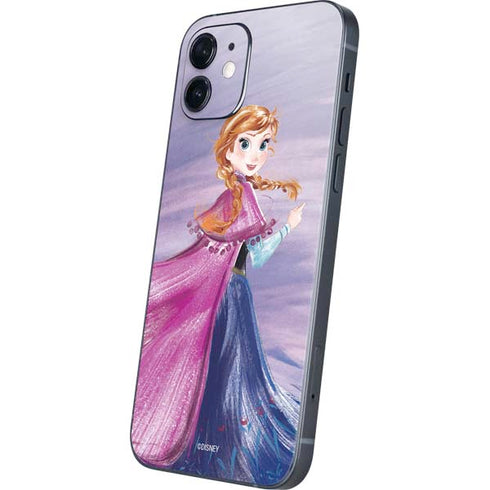 Disney Frozen Anna Sketch Art iPhone 12 Mini Skin