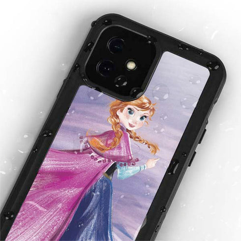 Disney Frozen Anna Sketch Art iPhone 12 Mini Waterproof Case