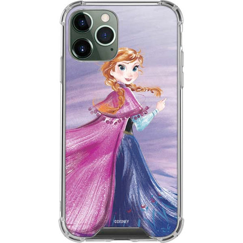 Disney Frozen Anna Sketch Art iPhone 12 Pro Clear Case