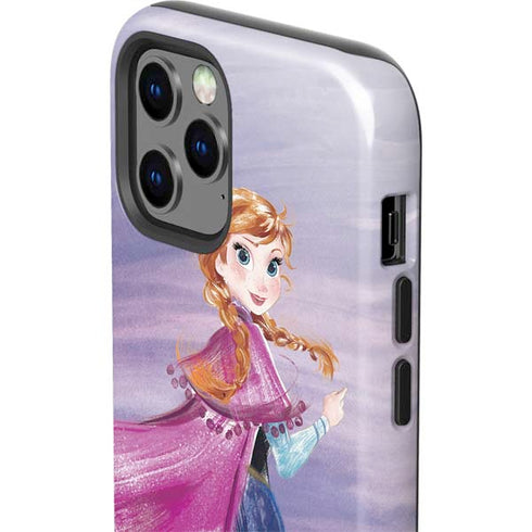 Disney Frozen Anna Sketch Art iPhone 12 Pro Impact Case