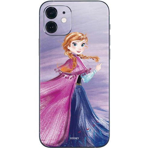 Disney Frozen Anna Sketch Art iPhone 12 Skin