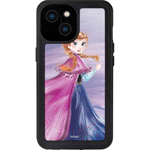 Disney Frozen Anna Sketch Art iPhone 13 Mini Waterproof Case