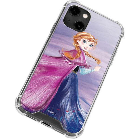 Disney Frozen Anna Sketch Art iPhone 14 Clear Case