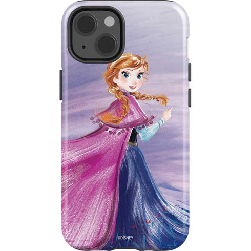 Disney Frozen Anna Sketch Art iPhone 15 Impact Case