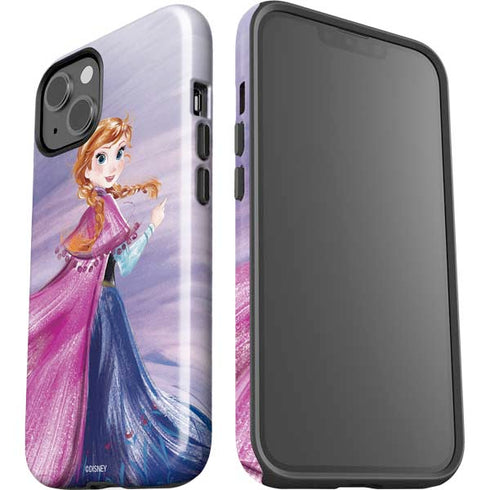 Disney Frozen Anna Sketch Art iPhone 15 Impact Case