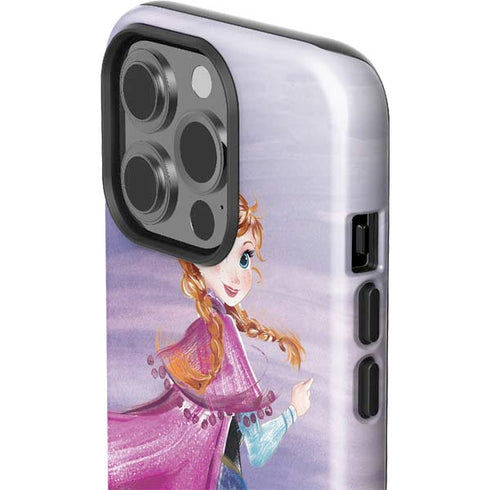 Disney Frozen Anna Sketch Art iPhone 15 Pro Impact Case