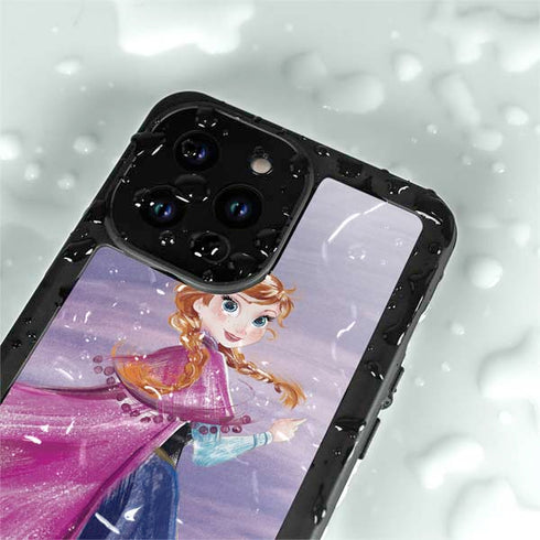 Disney Frozen Anna Sketch Art iPhone 14 Pro Max Waterproof Case
